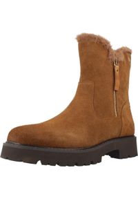 Carmela - CARMELA 162718C Brązowy. Kolor: brązowy. Materiał: tkanina, skóra. Styl: sportowy #1