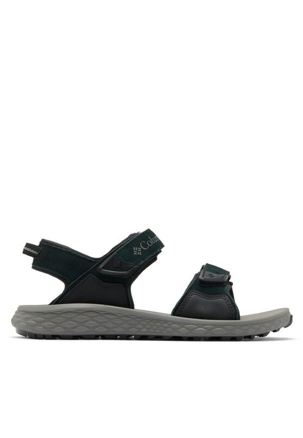 columbia - Columbia Sandały Konos Hiker 2-Strap 2121561 Czarny. Kolor: czarny. Materiał: zamsz, skóra