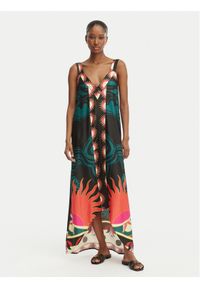 Maaji Sukienka letnia Lowry PT2309CLD004 Czarny Regular Fit. Kolor: czarny. Materiał: wiskoza. Sezon: lato #1