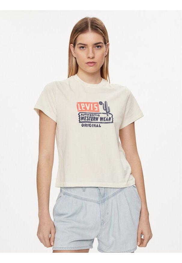 Levi's® T-Shirt Graphic Classic A2226-0071 Biały Regular Fit. Kolor: biały. Materiał: bawełna