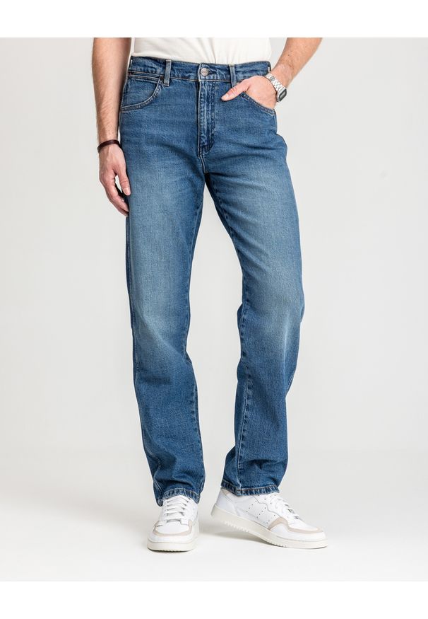 Wrangler - WRANGLER MĘSKIE SPODNIE JEANSOWE FRONTIER SEEING DOUBLE 112350808 W16V018005