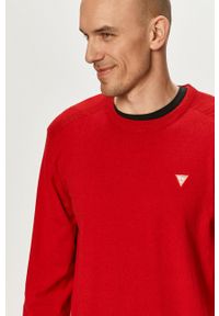 Guess - Sweter. Kolor: czerwony. Długość rękawa: długi rękaw. Długość: długie #5