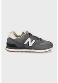 New Balance sneakersy U574VR2 kolor szary. Nosek buta: okrągły. Zapięcie: sznurówki. Kolor: szary. Materiał: guma. Model: New Balance 574