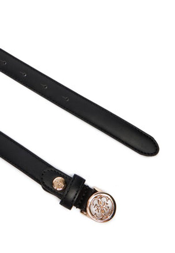 Guess Pasek Damski BW9304 P5420 Czarny. Kolor: czarny. Materiał: skóra