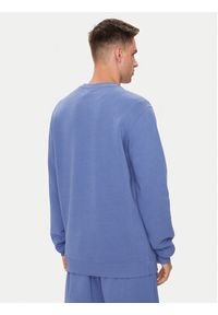 Reebok Bluza Vector Logo 100202411 Niebieski Regular Fit. Kolor: niebieski. Materiał: bawełna