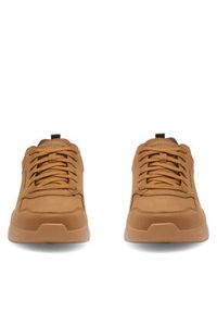 skechers - Skechers Sneakersy Liberation 8790157 WSK Brązowy. Kolor: brązowy. Materiał: skóra #4