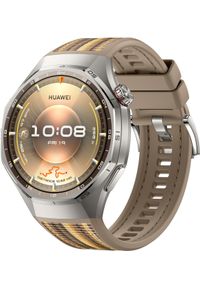 HUAWEI - Smartwatch Huawei Watch GT6 Pro 46mm Safari Brązowy (55020FTS). Rodzaj zegarka: smartwatch. Kolor: brązowy