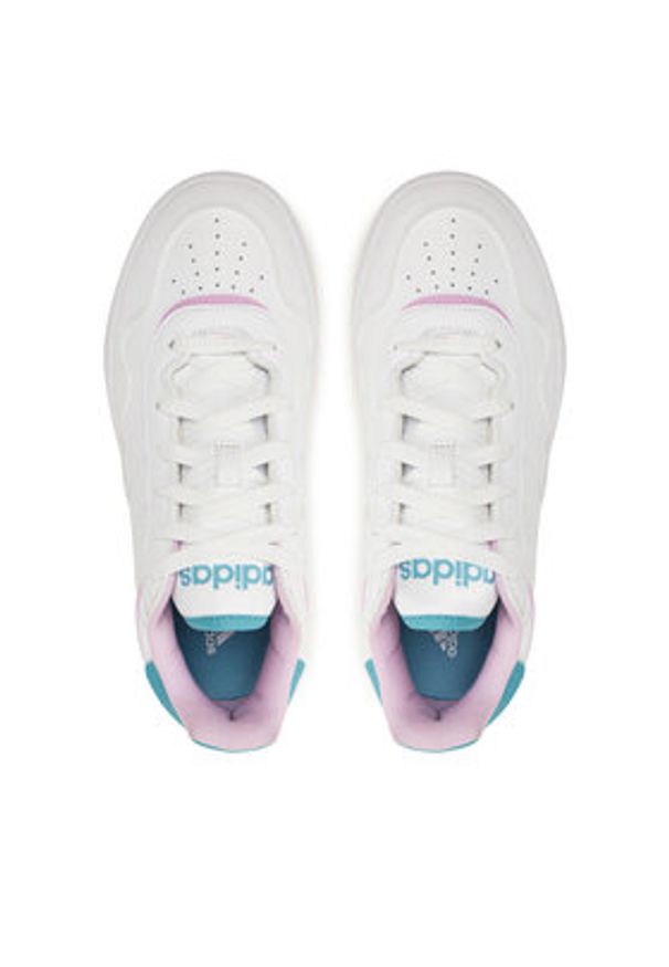Adidas - adidas Sneakersy Hoops 3.0 SE JI3452 Biały. Kolor: biały. Materiał: skóra