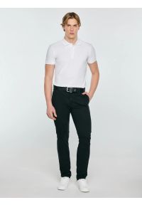 Big-Star - Spodnie męskie chinosy czarne Erhat 907. Kolor: czarny. Materiał: bawełna, tkanina. Długość: długie. Styl: elegancki #5