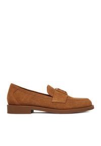 Badura Loafersy EO-ADELE-LT2674-6 Brązowy. Kolor: brązowy. Materiał: zamsz, skóra #1
