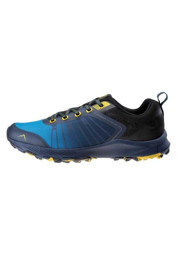 Elbrus - Męskie Buty Turystyczne Noruta. Kolor: czarny, niebieski, wielokolorowy, żółty. Sport: turystyka piesza