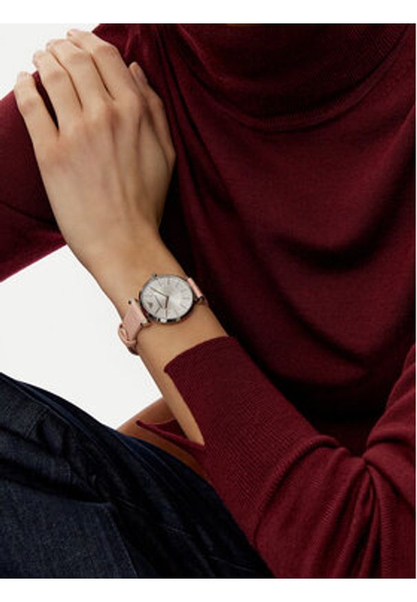 Emporio Armani Zegarek AR11543 Różowy. Kolor: różowy