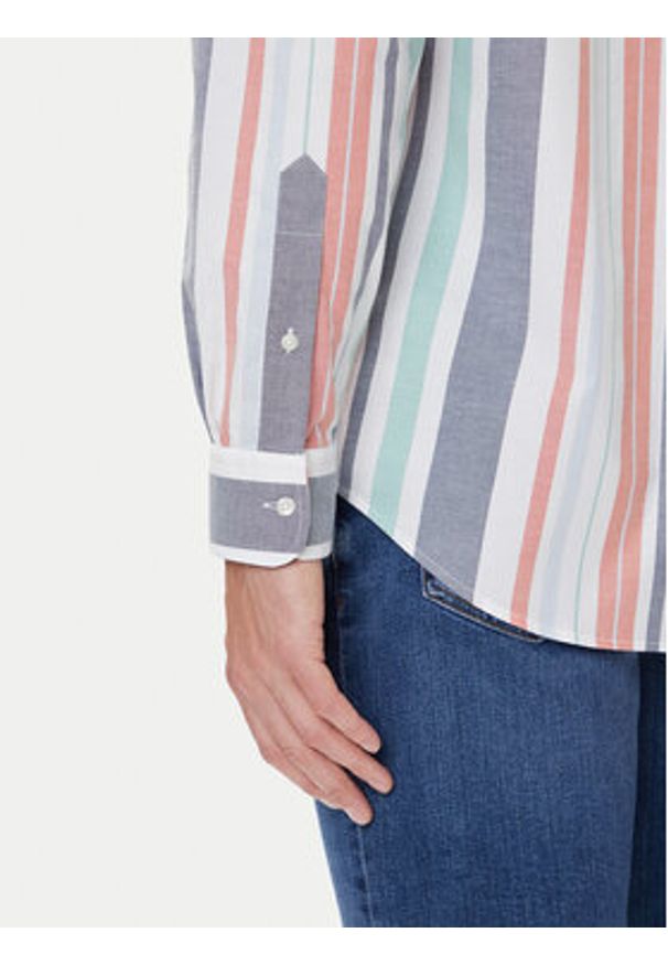 TOMMY HILFIGER - Tommy Hilfiger Koszula Oxford Regatta MW0MW39476 Kolorowy Regular Fit. Materiał: bawełna. Wzór: kolorowy