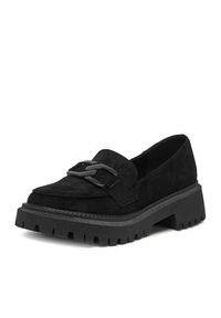 DeeZee Loafersy LE601-5 Czarny. Kolor: czarny. Materiał: materiał #6