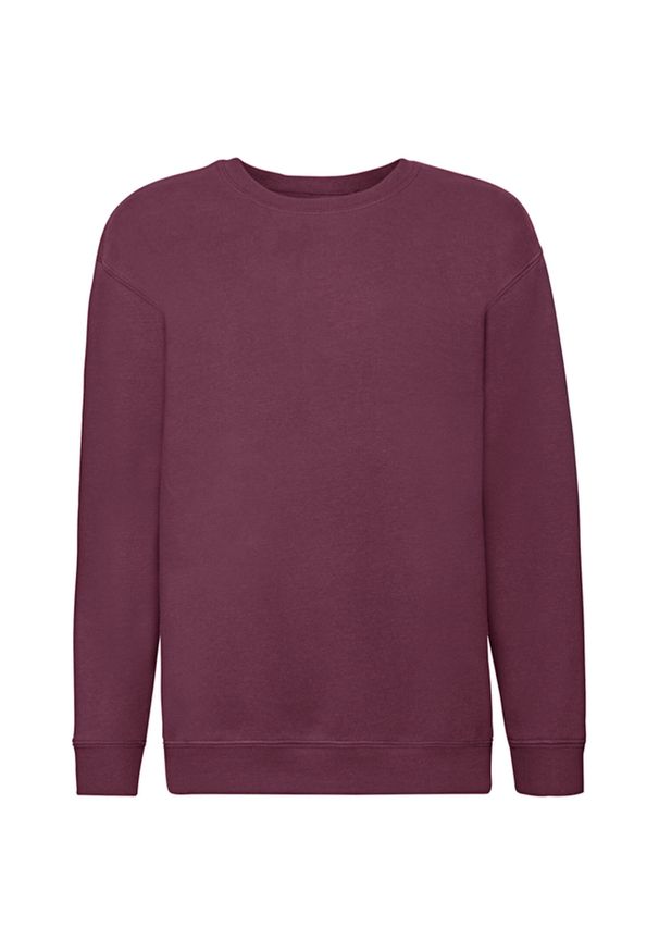 FRUIT OF THE LOOM - Bluza Dziecięca Premium. Kolor: czerwony, wielokolorowy, brązowy