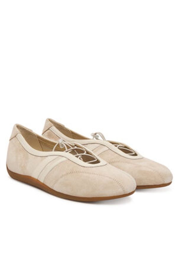 Vagabond Shoemakers Sneakersy Hollie 6123-440-02 Beżowy. Kolor: beżowy. Materiał: skóra