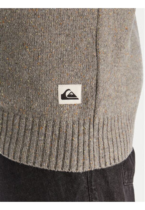 Quiksilver Sweter Slow Song Neppy EQYSW03325 Szary Regular Fit. Kolor: szary. Materiał: syntetyk
