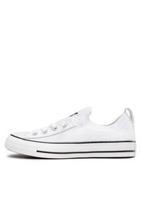 Converse Trampki Ctas Shoreline Knit Slip 565490C Biały. Kolor: biały. Materiał: materiał #5