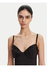 Elisabetta Franchi Sukienka koktajlowa AB-702-51E2 Czarny Regular Fit. Kolor: czarny. Materiał: syntetyk. Styl: wizytowy #5