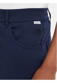 Beverly Hills Polo Club Chinosy P-SS26W-T586585 Granatowy Slim Fit. Kolor: niebieski. Materiał: bawełna #4