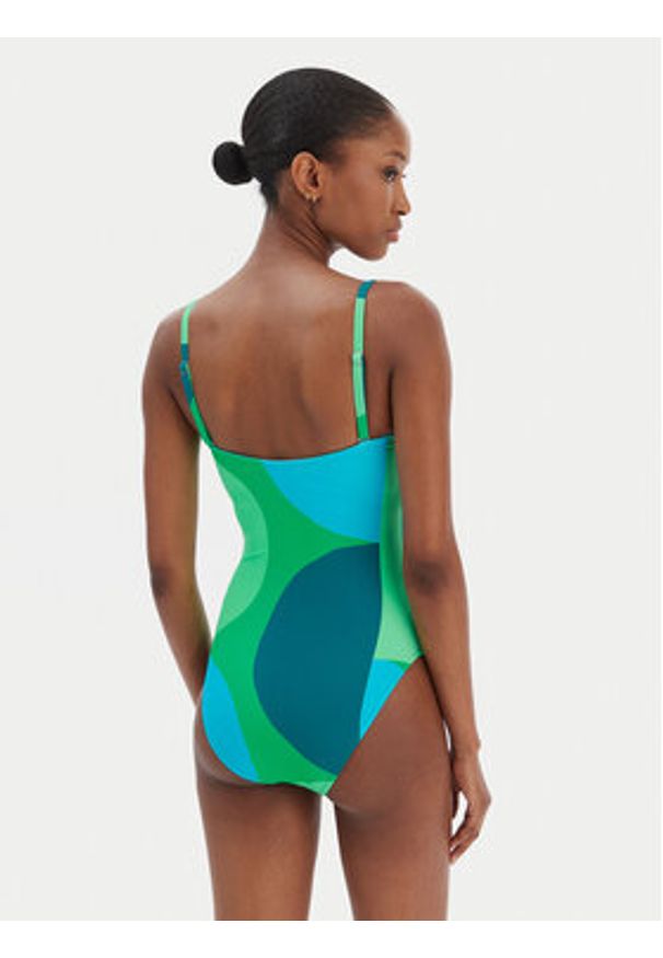 Seafolly Strój kąpielowy Sorrento 11117DD277 Zielony. Kolor: zielony. Materiał: syntetyk