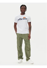 Ellesse T-Shirt Sl Prado Tee SHC07405 Biały Regular Fit. Kolor: biały. Materiał: bawełna #4