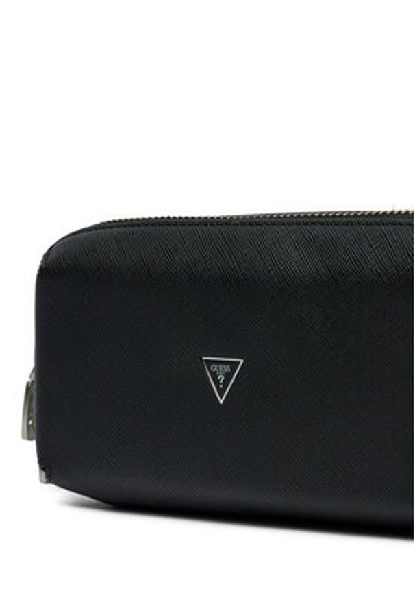 Guess Kosmetyczka PMMOSA P4417 Czarny. Kolor: czarny. Materiał: skóra