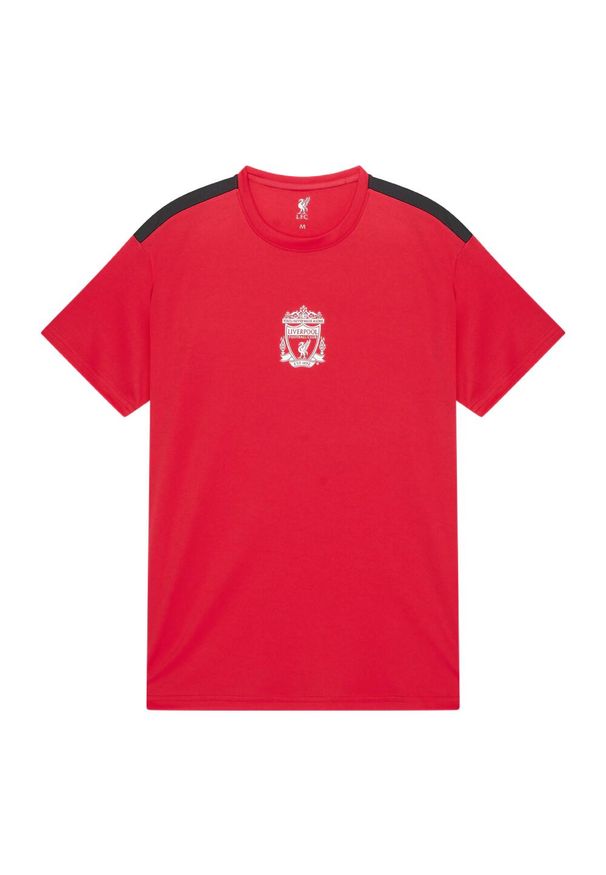 LIVERPOOL FC - Koszulka Piłkarska męska Liverpool. Kolor: czerwony. Materiał: poliester. Sport: piłka nożna