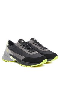 Calvin Klein Jeans Sneakersy Hike Runner Casual Ny-Su YM0YM01292 Czarny. Okazja: na co dzień. Kolor: czarny. Materiał: skóra #4