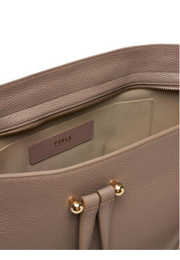 Furla Torebka WB01453 HSF000 CN 2572S Szary. Kolor: szary. Materiał: skórzane