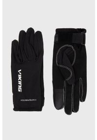 Viking Rękawiczki kolor czarny. Kolor: czarny. Materiał: tkanina #1