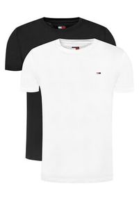 Tommy Jeans Komplet 2 t-shirtów DM0DM21344 Kolorowy Slim Fit. Materiał: bawełna. Wzór: kolorowy