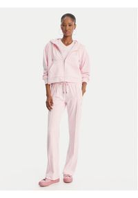 Juicy Couture Spodnie dresowe Tina JCWBJ126327 Różowy Straight Leg. Kolor: różowy. Materiał: syntetyk #5
