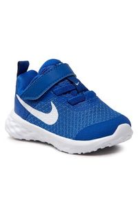 Buty Nike - Revolution 6 Nn (TDV) DD1094-411 Game Royal/White/Black. Zapięcie: rzepy. Kolor: niebieski. Materiał: materiał #1