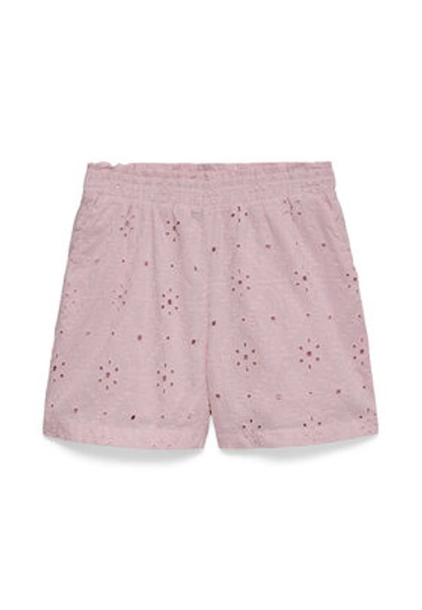 Vero Moda Szorty materiałowe Eliza 10346709 Różowy Regular Fit. Kolor: różowy. Materiał: bawełna