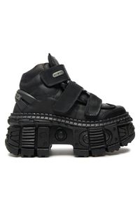 NEW ROCK Sneakersy M-WALL285-S2 Czarny. Kolor: czarny. Materiał: skóra #1