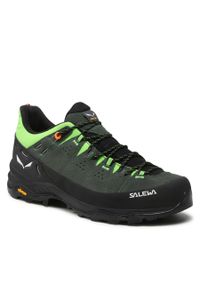 Trekkingi Salewa Alp Trainer 2 M 61402-5331 Raw Green/Black. Kolor: zielony. Materiał: zamsz, skóra