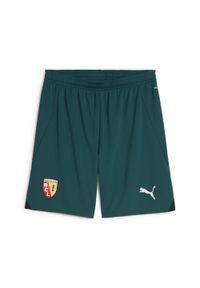 Puma - Męskie szorty RC Lens 24/25 PUMA Varsity Green White. Kolor: wielokolorowy, zielony, biały. Sport: piłka nożna