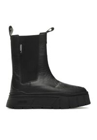 Puma Botki Mayze Stack Chelsea Wns 386272 06 Czarny. Kolor: czarny. Materiał: skóra