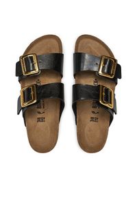 Birkenstock Klapki Sydney Cushion Buckle 1029457 Czarny. Kolor: czarny. Materiał: skóra #5