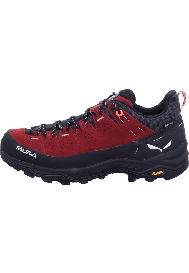 Buty trekkingowe damskie Salewa Alp Trainer 2 Gtx. Kolor: wielokolorowy. Materiał: skóra. Szerokość cholewki: normalna