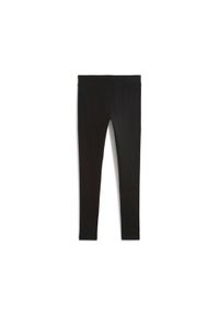 Puma - Spodnie legginsy damskie PUMA bawełna. Kolor: czarny. Materiał: bawełna. Sport: joga i pilates