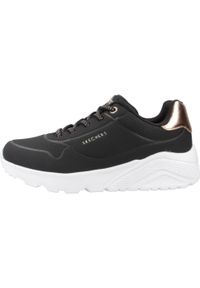 skechers - Tenisówki Skechers Model Uno Lite-metallic Mo Kolor Czarny. Kolor: czarny. Materiał: materiał, syntetyk, tkanina. Sport: turystyka piesza
