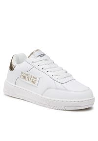 Sneakersy Versace Jeans Couture 74VA3SJ5 ZP207 G03. Kolor: biały. Materiał: skóra