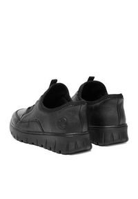 Rieker Półbuty N1357-00 Czarny. Kolor: czarny. Materiał: skóra #7