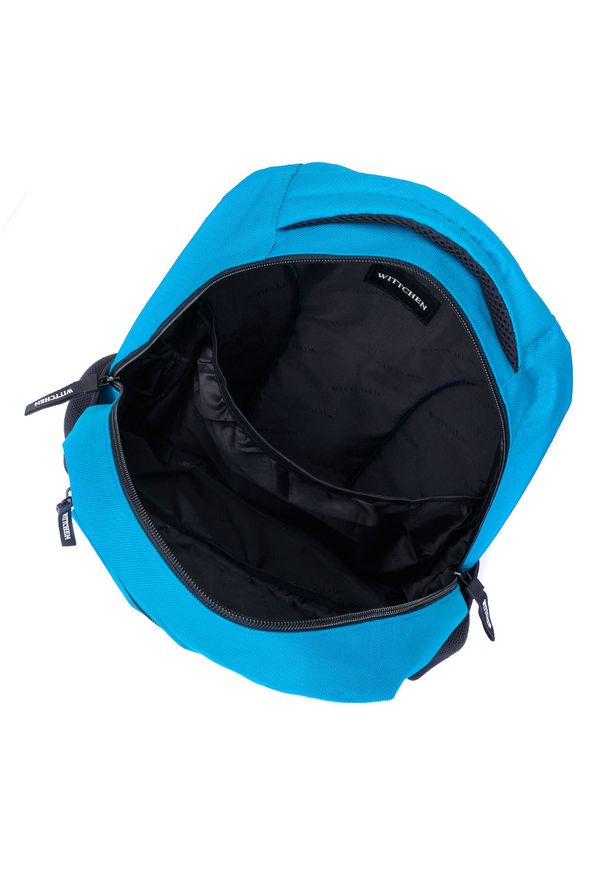 Wittchen - Plecak basic duży. Kolor: niebieski. Materiał: poliester. Styl: casual