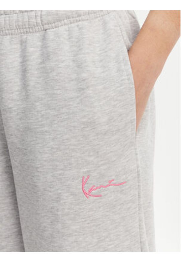 Karl Kani Spodnie dresowe Signature Os 61030061 Szary Relaxed Fit. Kolor: szary. Materiał: bawełna, syntetyk