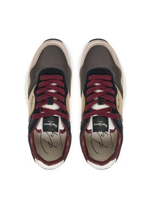Pepe Jeans Sneakersy Kimi City W PLS600028 Szary. Kolor: szary. Materiał: zamsz, skóra
