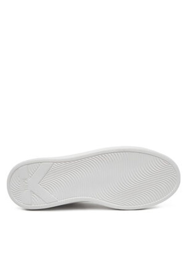 Karl Lagerfeld - KARL LAGERFELD Sneakersy Kapri KL52539K Biały. Kolor: biały. Materiał: skóra