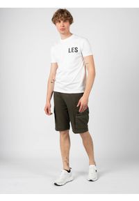 Les Hommes T-shirt | LF224300-0700-1009 | Grafic Print | Mężczyzna | Biały. Okazja: na co dzień. Kolor: biały. Materiał: bawełna. Wzór: nadruk. Styl: casual #1